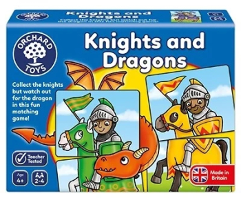 Joc Educativ - Puzzle Cavaleri si Dragoni - Knights and Dragons