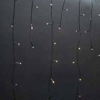 Lumini decorative de gheata - 180 buc. LED - Alb cald - 5 90 m - Efecte luminoase 7 - Alimentare c.a. 