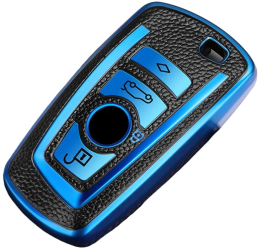 Husa insertii piele pentru cheie BMW F20 F30 G20 F31 F34 F10 G30 F11 X3 F25 X4 I3 M3 M4 seria 1 3 5 