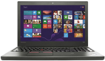 Laptop Refurbished ThinkPad T550 Intel Core i5-5200U 2.20GHz up to 2.70GHz 8GB DDR3 240GB SSD 15.6Inch HD Webcam 