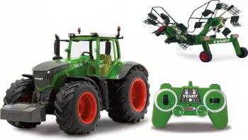 Tractor RC cu telecomanda Fendt cu utilaj agricol /Lungime 72.5 cm/ Scara 1 16/ 2.4 Ghz/ Sunet si Lumina LED fata/ brate rotative/ 6+ 