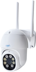 Camera supraveghere video wireless PNI IP840 WiFi PTZ 8MP 4K slot micro SD stand-alone functii AI ONVIF ICSee app 