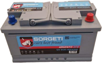 Baterie auto SORGETI ARGENTO EFB Start-Stop 84Ah