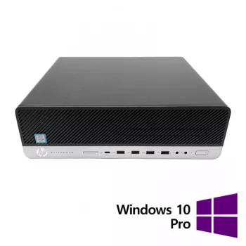 Calculator Refurbished HP EliteDesk 800 G5 SFF Intel Core i5-9500 3.00-4.40GHz 8GB DDR4 256GB SSD + Windows 10 Pro 