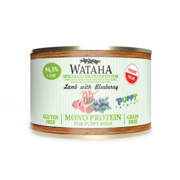 Conserva Wataha MONO PROTEIN Puppy 94 3 Carne Cu Miel Afine Si Sfecla 200g 