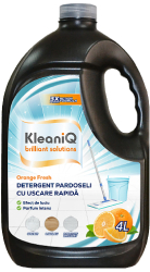 Detergent pardoseli cu uscare rapida Orange Fresh KleaniQ 4L 