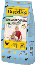 Hrana uscata Dog and Dog Expert Premium Crestere sanatoasa 14 Kg 