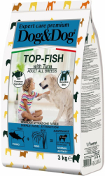 Hrana uscata pentru caini Dog and Dog Expert Premium Peste-Top 3kg 