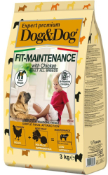 Hrana uscata pentru caini Dog and Dog Premium Intretinere fizica 3kg 