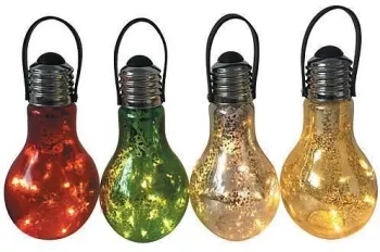 Lampa pentru gradina tip bec LED set 24 buc 1xAA 9x18 cm Stella 