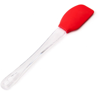 Spatula din silicon pentru bucatarie rosie 0.7x4.8x24.8 cm