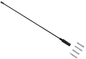 Antena auto 42.5cm cu filet interior 6mm +4 adaptoare Sunker A3 