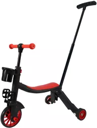 Bicicleta 8 in 1 Flippy Transformabila Multifunctionala Reglare Inaltime cu Maner de Impingere Detasabil Tricicleta Trotineta 3 Roti 