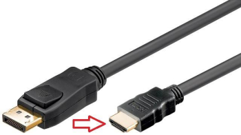 Cablu 2m DisplayPort - HDMI contacte aurite 