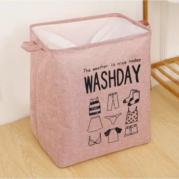 Cos depozitare Flippy Deschisa 72 L Textil 30x40x60 cm Roz Cu imprimeu 