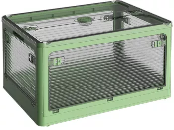Cutie de depozitare pliabila Flippy Cu capac 40 L Plastic 47x35x24.5 cm Verde 