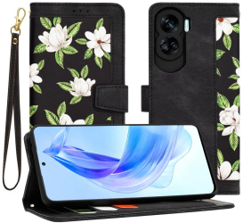 Husa pentru Honor 90 Lite - Techsuit FlipCraft - Flowers of the Dawn 