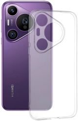 Husa pentru Huawei Pura 70 Pro - Techsuit Clear Silicone - Transparent 