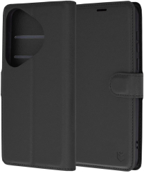 Husa pentru Huawei Pura 70 Pro - Techsuit Leather Folio - Black 