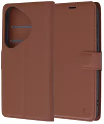 Husa pentru Huawei Pura 70 Pro - Techsuit Leather Folio - Brown 
