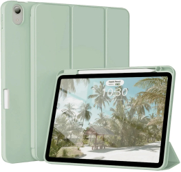 Husa pentru iPad Air 4 2020 / Air 5 2022 - Techsuit Flex Trifold - Matcha Green 