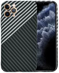 Husa pentru iPhone 11 Pro - Techsuit Carbonite FiberShell - Stealth Gray 