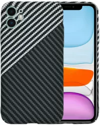 Husa pentru iPhone 11 - Techsuit Carbonite FiberShell - Stealth Gray 