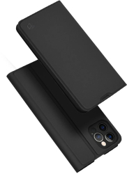Husa pentru iPhone 12 Pro - Techsuit Magskin Book - Black 