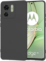 Husa pentru Motorola Edge 40 / Edge 2023 - Techsuit SoftFlex - Black 