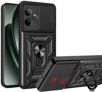 Husa pentru Realme GT 6 / GT 6T - Techsuit CamShield Series - Black 