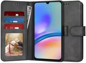 Husa pentru Samsung Galaxy A05s - Techsuit Diary Book - Black 