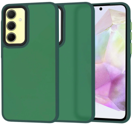 Husa pentru Samsung Galaxy A35 5G - Techsuit HaloFrostA Series - Midnight Green 