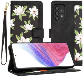 Husa pentru Samsung Galaxy A53 5G - Techsuit FlipCraft - Flowers of the Dawn 