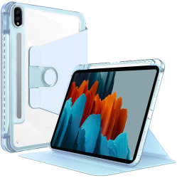 Husa pentru Samsung Galaxy Tab S7 / S8 - Techsuit Crystal Vision - Bleu 