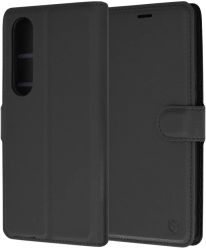 Husa pentru Sony Xperia 1 VI - Techsuit Leather Folio - Black 