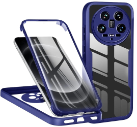 Husa pentru Xiaomi 14 Ultra + Folie - Techsuit ColorVerse 360 Series - Blue 