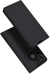 Husa pentru Xiaomi Redmi Note 13 Pro 5G / Poco X6 - Techsuit Magskin Book - Black 