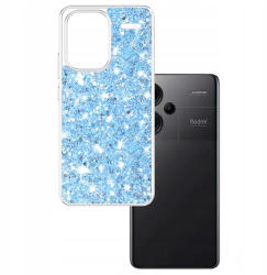 Husa pentru Xiaomi Redmi Note 13 Pro+ 5G - Techsuit Sparkly Glitter - Blue 