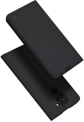 Husa pentru Xiaomi Redmi Note 9 / Redmi 10X 4G - Techsuit Magskin Book - Black 