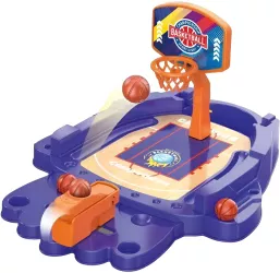 Joc de Masa Mini Baschet Interactiv pentru Copii Flippy Mingi Incluse 25.5x19.5x13.5 cm Mov 