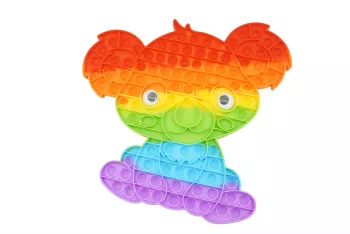 Jucarie antistres din silicon Flippy Pop It Now and Flip It Koala Multicolor 