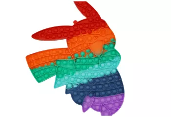 Jucarie antistres din silicon Flippy Pop it Now and Flip It Pikachu Multicolor 