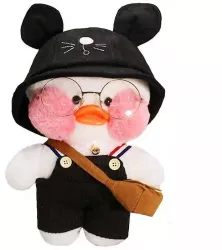 Jucarie de plus Ratusca Lalafanfan Flippy Haine si Accesorii Random Alb 