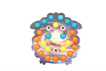 Jucarie senzoriala antistres Simple Dimple Oaie Multicolor V1 