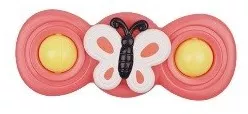 Jucarie Spinner pentru copii cu 2 laturi Spinimals Fluture Roz 