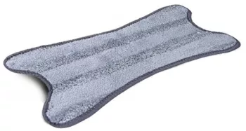Rezerva Mop Plat Flippy din Fibre Superfine Lavabila 15 x 38 cm Argintiu 