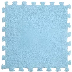 Set 10 Piese Covor tip Puzzle Flippy Spuma EVA Pufos 30 x 30 x 1 cm Baby Blue 