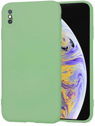 Husa pentru iPhone XS Max - Techsuit SoftFlex - Mint Green 