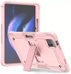 Husa pentru Xiaomi Pad 6 / Pad 6 Pro + Folie - Techsuit Rugged TabShell - Rose Gold 