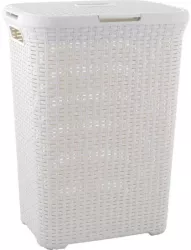Cos rufe 2 manere capac crem 60 L 44x34x61 cm Curver 